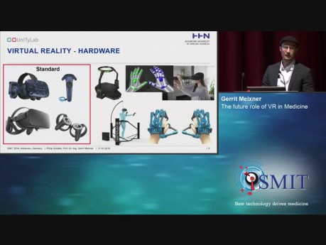 Le futur rôle de la RV en médecine - SMIT 2019