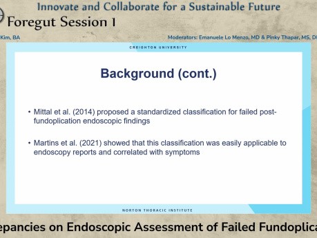 Divergences dans l'Evaluation Endoscopique des Fundoplicatures Echouées