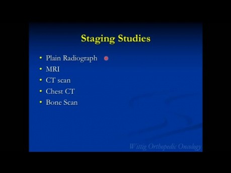 Cours d'oncologie orthopédique - Radiologie des tumeurs musculo-squelettiques - Conférence 2